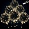 Warm White LED Bobo Balloons Set (6 Pack), Clear Light Up Bubble Balloons with String Lights – Glow Party Decorations for Birthday, Wedding, Anniversary & Celebrations